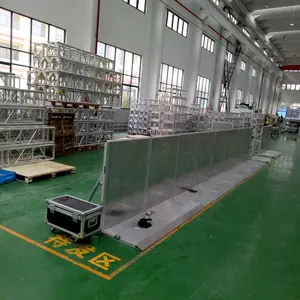 Barrera valla aleación de aluminio profesional fábrica calidad barricada