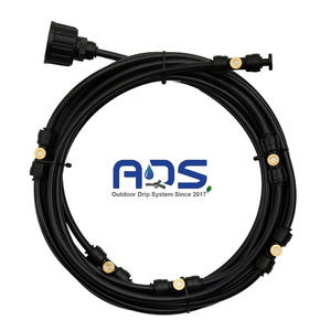 Système de pulvérisation à basse pression, pulvérisateur de brume, kit d'irrigation micro pour jardin extérieur, 10 m, flexible, facile à installer - Product Image 2