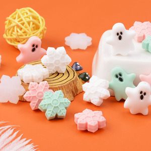 Commercio all'ingrosso <span class=keywords><strong>di</strong></span> vendita calda popolare Halloween Soft BPA Free per uso alimentare Silicone <span class=keywords><strong>fiocco</strong></span> <span class=keywords><strong>di</strong></span> <span class=keywords><strong>neve</strong></span> perline per la dentizione del bambino penne braccialetti - Product Image 1