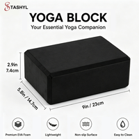 Yoga-Block aus EVA-Schaumstoff für Dehnübungen, Abgeschrägte Schaumstoffstützen für Flexibilitätstraining und Tiefen-Posen-Praxis