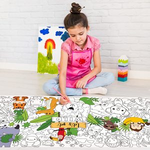 Rotolo di Carta <span class=keywords><strong>da</strong></span> Disegno per Bambini con Logo Personalizzato, per Pittura <span class=keywords><strong>e</strong></span> Colorazione Fai-<span class=keywords><strong>da</strong></span>-Te, Stampa Flessografica per Poster - Product Image 1
