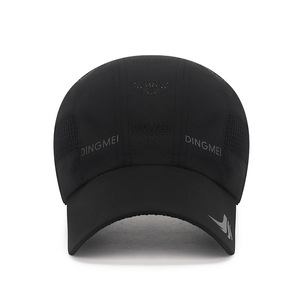 Dingmei Baseball Cap Black Quick Dry Breathable Mesh Sun Protection Outdoor Sports Hat - Product Image 1