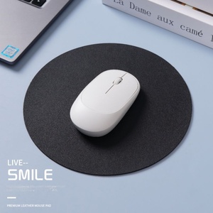 Alfombrilla <span class=keywords><strong>de</strong></span> ratón Dianshang, nueva, <span class=keywords><strong>de</strong></span> doble cara, resistente a la suciedad, <span class=keywords><strong>de</strong></span> color sólido, para oficina, <span class=keywords><strong>de</strong></span> cuero grueso, impermeable, 21 cm <span class=keywords><strong>de</strong></span> diámetro - Product Image 6