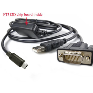 Cable Adaptador de Interfaz <span class=keywords><strong>USB</strong></span> Tipo <span class=keywords><strong>C</strong></span> a <span class=keywords><strong>RS232</strong></span> FTDI FT312D para Móviles/Tabletas/Instrumentos Android, Sin Controladores, Revestimiento de PVC - Product Image 1