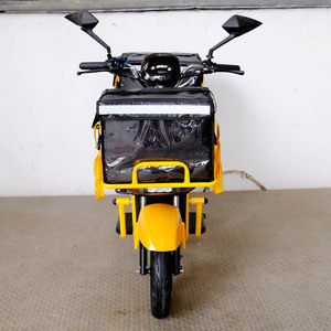 Moto cargo jaune 1500W pour livraison de pizzas, cyclomoteur <span class=keywords><strong>CH</strong></span> pour femmes - Product Image 2