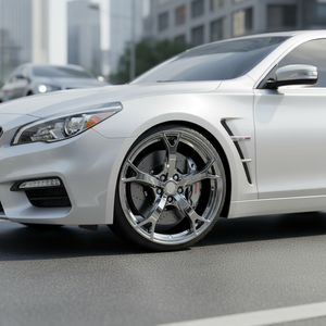 Rines Forjados Ligeros de 5 Radios 18*8.5 19*9.5 Cromados para BMW Mercedes Audi <span class=keywords><strong>Tesla</strong></span> - Product Image 4