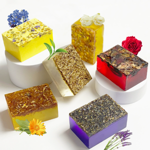 <span class=keywords><strong>Savon</strong></span> Solide <span class=keywords><strong>Artisanal</strong></span> LovSens aux Huiles Essentielles <span class=keywords><strong>de</strong></span> Fleurs Fraîches du Yunnan, Haute Transparence, pour le Corps et le Visage - Product Image 1