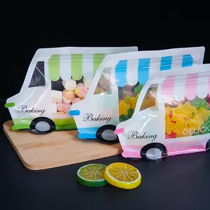 Hot Selling Cartoon Car Shaped Dried Fruits Cashews Peanuts Snacks Nuts Packaging Bags