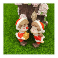 Figurines de couple romantiques en miniature 3D, figurines d'amoureux, poupées de mariage, chaise de fée, grand-mère, grand-père, décoration de maison DIY