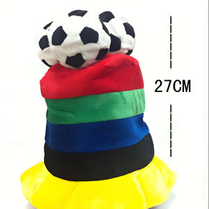 Chapeau haut de forme 2026, chapeau drapeau du monde, accessoire de fan, chapeau haut de forme en velours, chapeau fedora en forme de ballon de football, accessoires de cheerleading, chapeau de fête de carnaval, cadeau - Product Image 5