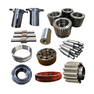 Chất lượng cao giả mạo các bộ phận máy móc xây dựng thép đúc giả mạo đe hollowing trục mặt bích con lăn-top rèn dịch vụ - Product Image 1