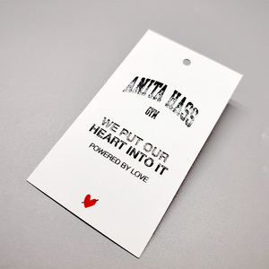 Miễn Phí Thiết Kế Thân Thiện Với Môi Tái Chế Mô Hình Trái Tim Giấy Hangtags Con Dấu Tag In Quần Áo Giày Nhãn Cho May Mặc Khác Nhau Thẻ - Product Image 5