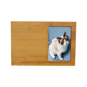 Vente en gros d'urne funéraire pour animaux de compagnie urne funéraire en bambou cercueil cinéraire animal chien chat <span class=keywords><strong>coffi</strong></span> avec cadre photo pour animal de compagnie - Product Image 3