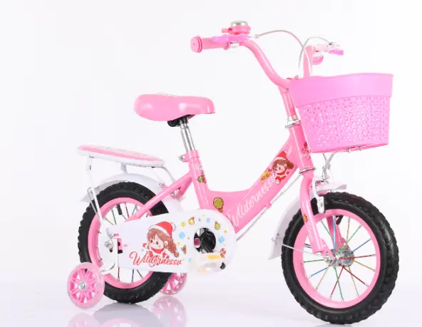 Cool Kids Road 4 Wheel Bike For Boys Girls 3 5 Years Old 12 14 16 18 Inch Bicycle With Training Wheels