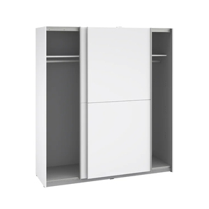 Armoire de chambre à coucher moderne extensible pour villa, avec 2 portes, en bois aggloméré - Product Image 2