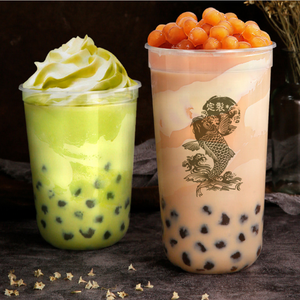 Petits contenants transparents en plastique pour desserts à paroi unique de 250ml 360 500ml couvercles tasses parfaites en PET personnalisées contenants pour crème glacée bonbons - Product Image 4