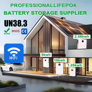 الكل في واحد نظام صغير 1.28kwh 2.5kwh 5kwh 10kwh بطارية ليثيوم شمسية 1kw 3kw 5kw العاكس مع بطارية مدمجة - Product Image 6