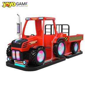 Voiture tamponneuse pour enfants en fibre de verre à piles - Manège extérieur pour enfants pour parcs d'attractions - Product Image 1