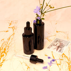 Flacon d'huile essentielle vide, rond, ambré, 5 ml, 10 ml, 15 ml, 20 ml, 30 ml, 50 ml, 100 ml, pipette en verre, flacon d'huile essentielle avec compte-gouttes - Product Image 1