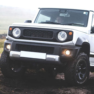 Grille de pare-chocs avant en plastique ABS noir mat pour Suzuki Jimny, compatible avec les SUV 19-25 - Product Image 3