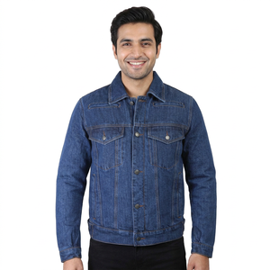 Manufacturer's Best <b>Custom</b> High Street Style Men's <b>Denim</b> <b>Jacket</b> Latest Winter Wear Design - Product Image 1