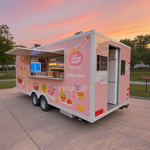 Camions de vente en gros de glaces entièrement équipés, camions de concession d'occasion, remorques alimentaires mobiles - Product Image 1