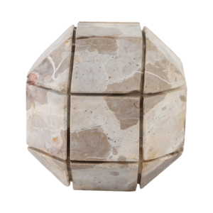 Ornamento geometrico moderno in marmo scolpito per decorazioni per la casa, bagno, ufficio, soggiorno, mensola, tavolino da caffè - Product Image 3