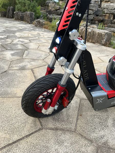 Scooter Eléctrico Plegable de 16 Pulgadas con Neumáticos Anchos, Motor QS Racing de 15000, Batería de Litio de 72V 40AH 50AH 60AH, Carga Máxima de 200KG, Scooter Eléctrico de 72V - Product Image 2
