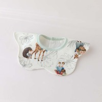 Bavoirs pour enfants, 100% coton, lingettes humides, classe A, adaptés aux filles et aux garçons, aux nouveau-nés et aux nourrissons.