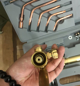 طقم لحام وقطع مع مشعل للأكسجين والأسيتيلين، مجموعة أدوات لحام محمولة لقطع المعادن - Product Image 5