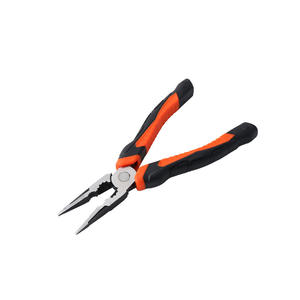 Pince à bec effilé YL 6 pouces, coupe-fils multifonction, pince diagonale 8 pouces, outils de quincaillerie à mâchoires lisses en acier 45 - Product Image 5