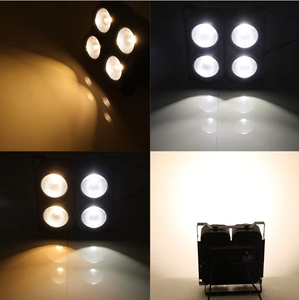 Fabrieks 4x100W 400W 4-ogen DMX512 COB <span class=keywords><strong>Blinder</strong></span> LED-verlichting voor publiek, feesten, theaters, studio's en DJ's - Product Image 2