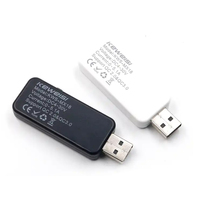 Probador USB 10 en 1 DC Voltímetro digital Amperimetro Medidor de voltaje de corriente Amp Volt Amperímetro Detector Indicador de cargador de Banco de energía