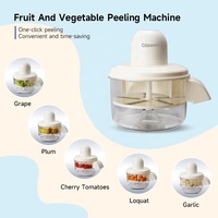 Nieuwe keukenapparaat automatische fruit- en groenteverwerker multifunctionele knoflook- en druivenpelschilmachine voor thuisgebruik