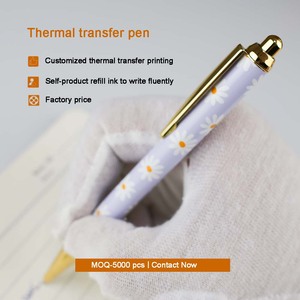 Gemfully Những Điều Để Mua Trong Số Lượng Lớn Chuyển Nhiệt Thăng Hoa Nhựa Bút Bi Tùy Chỉnh Đầy Đủ Màu Sắc In Gel Bút - Product Image 4