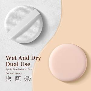 Nuoyou PL-355, 8 Esponjas de <span class=keywords><strong>Maquillaje</strong></span> Portátiles, Planas, Lavables, Súper Suaves, con Cojín de Aire, Libres de <span class=keywords><strong>Látex</strong></span>, <span class=keywords><strong>para</strong></span> Mezclar Líquidos, Cremas y Polvos - Product Image 2