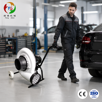 Carro de Extracción de Doble Fila con Certificación CE ISO, Tratamiento de Gases de Escape de Vehículos con Doble Tubo para Garaje/Taller 1YW OEM Personalizado