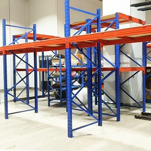 מדף משטחים סלקטיבי ממתכת כבדה בהתאמה אישית לציוד מחסן, הרכבה קלה עם ברגים, מדף אחסון - Product Image 1