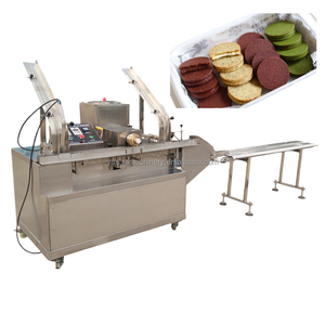 <span class=keywords><strong>Emporte</strong></span>-pièce industriel à la noix de coco Matcha <span class=keywords><strong>Confiture</strong></span> Fromage Beurre d'arachide Machine à biscuits sandwich ours - Product Image 3