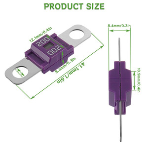 Fusible à cartouche de précision Pec Pacific 40A 50A 60A 80A 100A 125A 150A 175A 200A pour voiture - Product Image 2