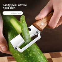Couteau à éplucher multifonctionnel en acier inoxydable pour la canne à sucre et la citrouille, spécialement conçu pour la cuisine