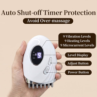 Masseur électrique portable en pierre de Bian, chauffant et vibrant, pour le lifting du visage, les soins de la peau et la relaxation du corps entier