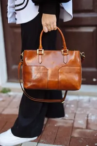 Bolso de cuero hecho a mano patrón de bolso bandolera patrón de bolso de hombro patrón de cuero Plantilla de bolso - Product Image 6
