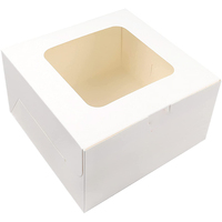 Boîte Pâtissière Pop-Up Automatique en Carton Blanc pour Vente en Gros – Boîte Personnalisée pour Biscuits, Gaufres, Cupcakes, Donuts, Gâteaux