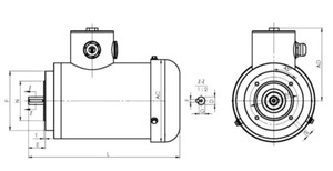Precio bajo calidad garantizada B14 Motor de acero inoxidable TEFC montado en la cara para planta de procesamiento de alimentos - Product Image 2