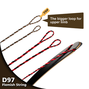 Materiales originales D97 AMO 58 "\ 60" \ 62 "\ 64" \ 66 "\ 68" Cuerda flamenca retorcida - Product Image 2