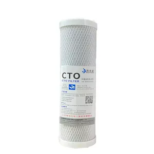 Su yapıcı filtre kartuşu pp karbon aktif filtre tortu için büyük akış mikron cto