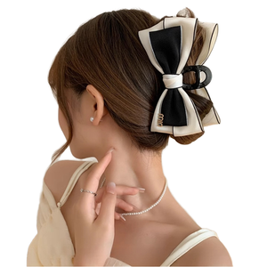 Ai <span class=keywords><strong>Tong</strong></span> FJ-865 13cm Grandes pinces à cheveux papillon parfumées pour femmes, mode, fête de l'indépendance, accessoires pour cheveux <span class=keywords><strong>en</strong></span> <span class=keywords><strong>tissu</strong></span> - Product Image 1