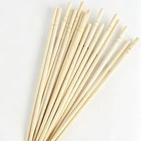 Bâtonnets de bambou naturels ronds jetables en gros, sans éclats, prix d'usine, pour barbecue extérieur et fêtes