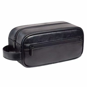 <strong>Personalised</strong> Leather Toiletry <strong>Bag</strong> with Logo,Waterproof Leather Toiletry <strong>Bag</strong>,Leather <strong>Wash</strong> <strong>Bag</strong> for <strong>Men</strong> Travel - Product Image 3
